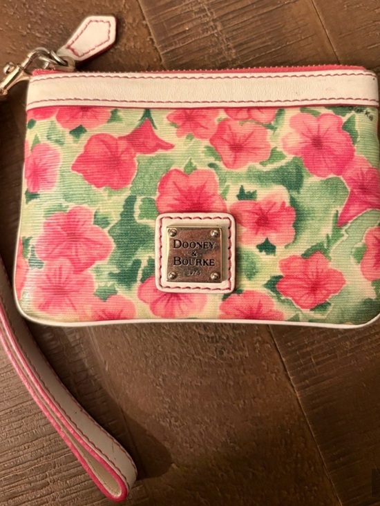 Dooney & Bourke Handbags - Dooney & Bourke Floral Wristlet